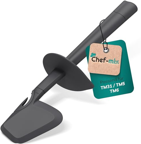 Chef-Mix Ersatzspachtel für Vоrwerk Thermоmix Spatel TM6 TM7 TM5 TM31 Teigschaber Kunststoffspatel zum Kneten Zubehör für Küchenmaschinen TM5 TM6 TM7 TM31