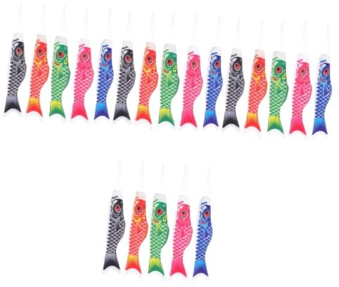 CANIGHT 20stücke Japanische Karpfen Windsocken Dekorative Gartenfahnen Für Restaurant Und Zuhause Leicht Und Auffällig Für Und Veranstaltungen