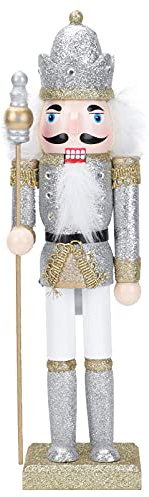 Garneck Décoration Soldat Casse-Noisette Noël Marionnette Soldat Noix Bureau Figurine Décoration Animée Chaleureuse