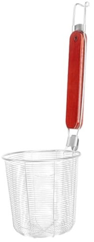 Cabilock 2piezas Colador De Acero Inoxidable Tipo Araña Espumadera Para Fideos y Albóndigas Malla De Acero Inoxidable Colador De Cocina Para Cocinar
