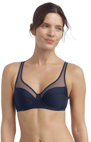 Dim Femme avec Armatures Generous Classique X1 Full Coverage Bra, Bleu Formel, 95C EU