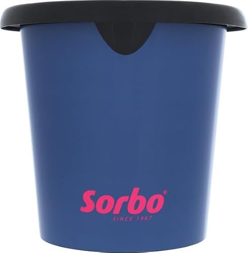 Sorbo Bucket - 5L - Recycled Plastic - Environmentally Friendly & Robust - With Carry Handle - For Household, Garden & DIY - Compact Size - Sustainable Cleaning - Blue