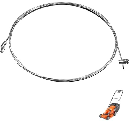 Cavo Flessibile Z Acceleratore Ø1.5mm 200cm, Cavo Acceleratore Tosaerba, Cavo Flessibile a Z in Acciaio Inossidabile, Kit Sostituzione Filo Acceleratore Giardino, Accessorio per Motori e Macchine