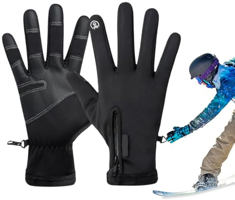 Générique Guanti invernali – Guanti termici impermeabili e antivento – Guanti caldi da donna | per ciclismo, corsa, passeggiata di cane, alpinismo, sport, ciclismo, arrampicata, sci neve