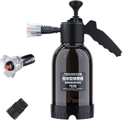 Spruzzatore schiumogeno per lavaggio auto – Dispenser di sapone da 2 litri di pulizia robusta, unità di spruzzo portatile per cortile | al dettaglio automatico rapido per