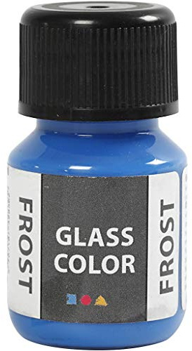 Creativ Company Glasfarbe Frost, 35 ml, Blau