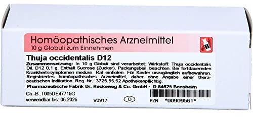 THUJA D 12 Globuli 10 g