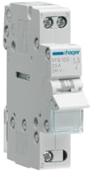 Hager Gruppenschalter 1polig 25A 1 Schließer 230V SFB125