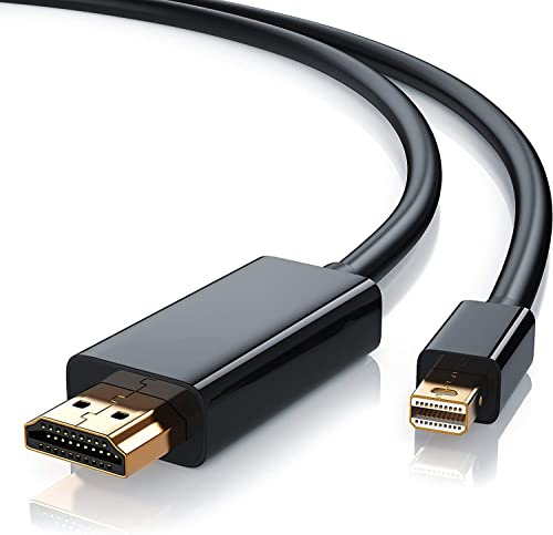 BeckenBower Mini DisplayPort to HDMI Cable 4K 3m Mini DP Display port (Thunderbolt Compatible) to HDMI Cable, for MacBook Air 2010-2017, MacBook Pro 2010-2015,Mac Mini 2010-2014, Surface pro 1 2 3 4