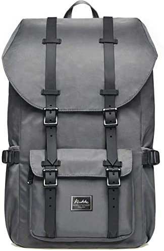 KAUKKO Unisex Ep5-ryggsäck, (Grå (e5-3)), 45 x 27 x 17cm (HxBxT), Ryggsäck