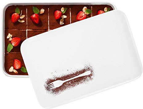 Seltmann Weiden 001.744718 Auflaufform mit Deckel, 37 x 10.5 x 24.6 cm, Weiß