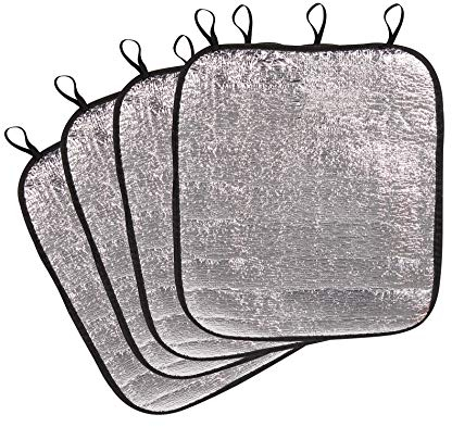 BigDean 4X Thermo Sitzkissen 35x40cm Outdoor Event Alu Kissen faltbar