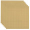 Lekebaby 6 Pack Classic Baseplates, 10x10 Large Building Board Base Plates 100% Compatible with All Major Brands, Sand