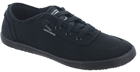 Skechers Women's Work BOBS B Cute SR Slip Resistant Sneakers, Black, 7.5
