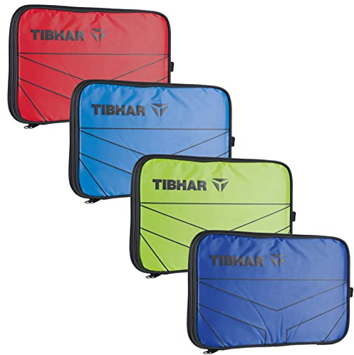 Tibhar Tischtennisschläger Tasche T-Logo | Tischtennis Schlägerkoffer für 2-4 Schläger | Tischtennisschläger Hülle