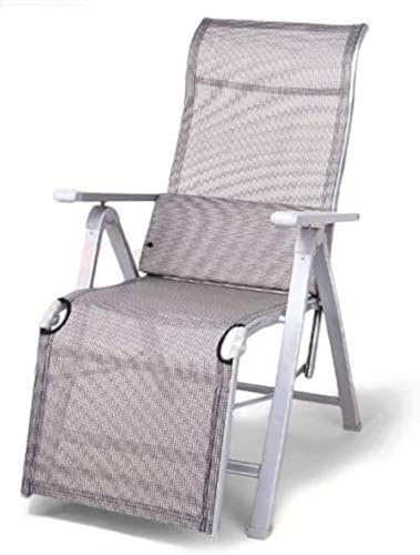 Aluminium-Liegestuhl, Sonnenliege, Klappstuhl, Liege, Liege, Sonnenliege, faltbarer Lounge-Stuhl, Outdoor, faltbar, Schwerelosigkeitsliege, tragbare Liegen, Gartenstühle für Büro-Camping (B) The New