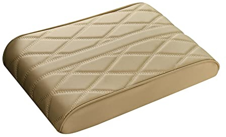 iSpchen Armlehnenkissen Auto Armlehnenbox Pad PU-Leder Polster Mittelkonsole Armlehne Abdeckung Gedächtnisschaum Armlehnenbezüge Wasserdichte Armlehnenschoner Auto Innenraum Deko zubehör