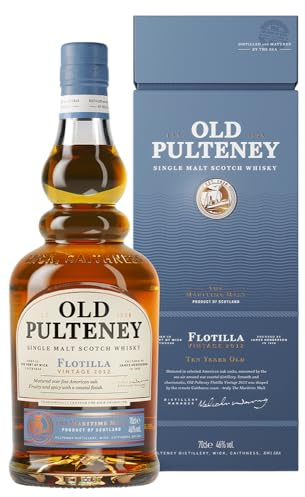 Old Pulteney FLOTILLA 10 Years Old Single Malt VINTAGE 2012 46% Vol. 0,7l in Giftbox