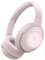 DOQAUS Bluetooth Headphones Wireless, 70H Playtime Bluetooth 5.3 Wireless Headphones Over Ear, 3 EQ Modes, Hifi Stereo Foldable Headphones with Microphone, Soft Earpads, for Phone PC Travel(Pink)