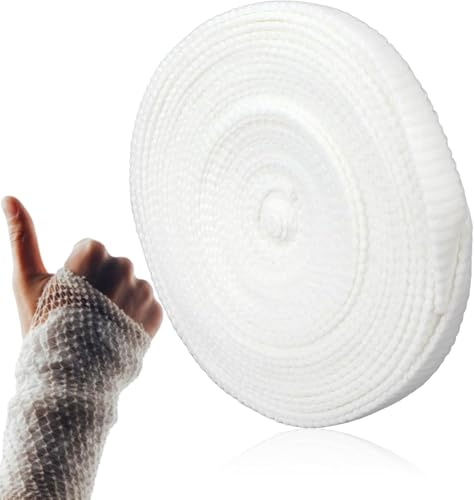 Elastischer Netz-Wundverband, atmungsaktiv, röhrenförmige Gaze, Stretch-Stützverband, Fixierband, Verbandwickelhalter für die Zurückhaltung des Wundverbands, optional 3 Breiten (7#)