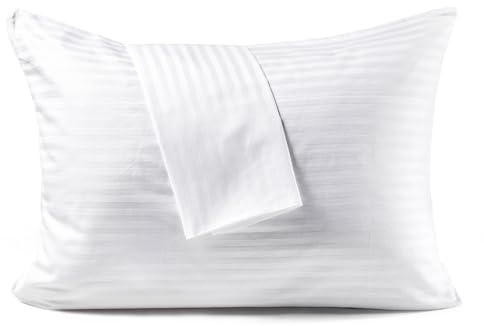 Faunna Protector de Almohada, Protector de Almohada 40x80 cm (Juego de 4) Algodón 100%, Funda de Almohada con Cremallera
