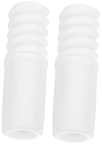 HAMPPLIES 2pcs Threaded Connector Handle Tips Replacement for Broom Mop Handle Extension Pole Adapter Fits Metal Rods