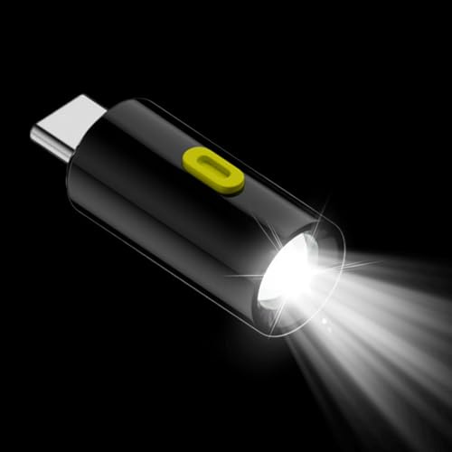Mini lampes de poche pour | Petite lumière LED haute luminosité | Rechargeable USB-C compacte et portable pour voyages, randonnée, camping, maison hommes et femmes