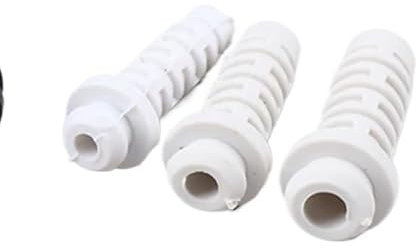 10 pz 3/4/5mm pressacavo connettore protezione cavo in gomma manicotto cavo utensile elettrico(White,4mm)