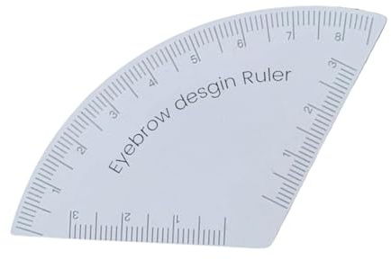 Strumento Righello per la Mappatura dei Sopraccigli - Posizionatore Forma Trucco Sopracciglia - Modellatore di Sopracciglia Riutilizzabile da Viaggio Casa Vacanza Professionale per Salone