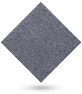 Dalles de Moquette Lot de 5 tapis antidérapants et auto-adhésifs, isolation phonique professionnelle, amovibles, for sol(Dark Grey)