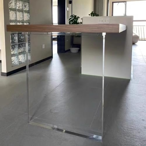 YZYSHA Tischbein, Acryl, transparente Tischbeine, schwebender Möbelständer, Couchtisch, Ersatzbein, Display-Riser, Zoll H x 70 cm