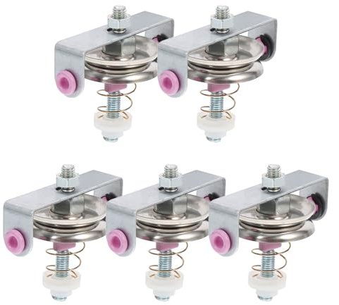 ULTECHNOVO Tendifilo per Macchina per Maglieria 5 Pezzi in Acciaio Inox Regolatore di Tensione del Filo Tenditore del Telaio Silenzioso e Resistente per Tessitura e Cucito Industriale