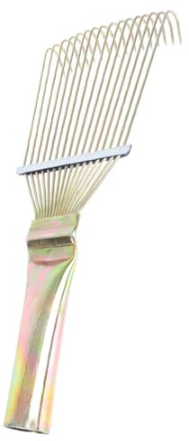 OSOLADY Metal Horse Grooming Rake Large Livestock Hair Remover Brush for Sheep and Cattle, Sturdy Pet Hair Comb Suitable for Horse Grooming and Animal Care