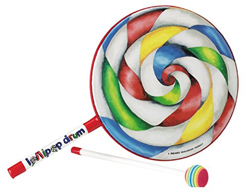 Remo Lollipop Drum - Tambor de mano infantil, 6 x 1 ET-7106-00