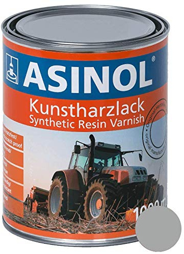 ASINOL DEUTZ SILBER 1000 ml Kunstharzlack Farbe Lack 1l Liter Dose