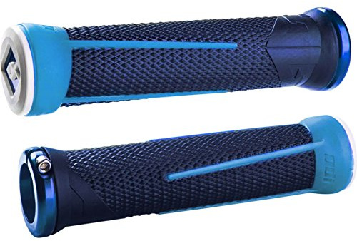 ODI MTB AG-1 Lock-On 2.1 e Klemmringe Griffe blau/hellblau, 135 mm