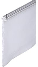 CRL Gris Porte de douche étoile Pointe Joint en vinyle et Sweep – 36 en Long