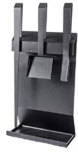 TermaTech KaminbesteckEdge Stand Stahl schwarz beschichtet 3-teilig 90-188