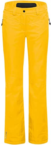 Maier Sports W Ronka Gelb - Atmungsaktive wasserdichte Damen mTex Skihose, Größe 46 - Farbe Dandelion
