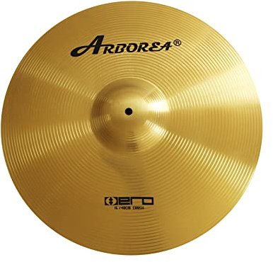 Arborea Cymbal Crash Splash - Platillo de tambor con acabado brillante para práctica (40,6 cm)