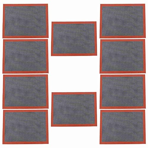 10X Tapis de Cuisson en Silicone Perforé Doublure de Feuille de Four de Cuisson Antiadhésive pour / / Macaron/Outils de Cuisine