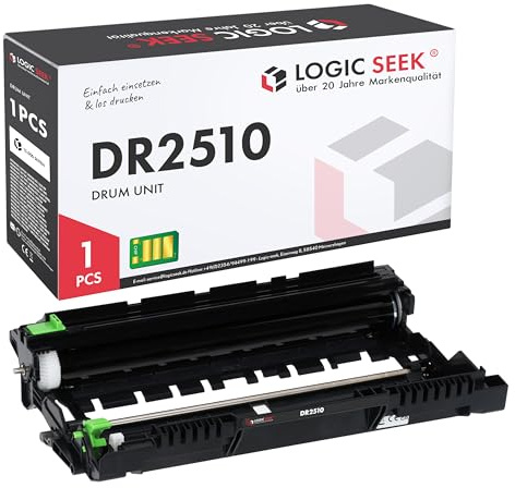 Logic-Seek DR2510 Trommeleinheit kompatibel für Brother DR-2510 passend für HL-L2400DWE MFC-L2835DW DCP-L2660DW HL-L2445DW MFC-L2827DW