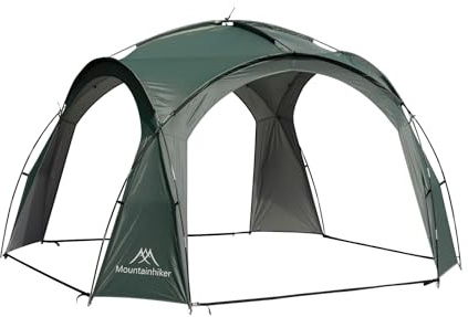 Mountainhiker Dome Tent – (160 * 160 * 90in) UV Protection, Waterproof, Windproof Outdoor Shelter for 5-8 People, Easy to Set Up for Camping, Beach, and Hiking