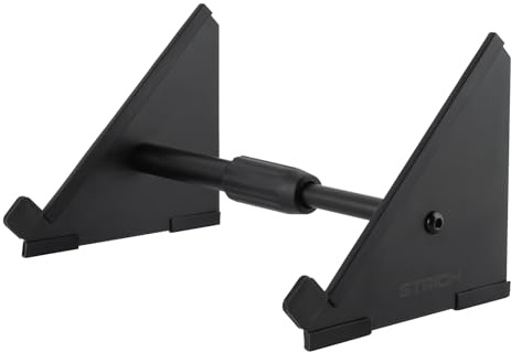 STRICH Desktop Stand for Sampler/Synth/MIDI Controller/Drum Machine, Adjustable Length from 27cm – 47cm, Black, SDS-10