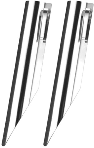 TOVINANNA Raschietto per Briciole in Acciaio Inox 304 Set 2 Pezzi, Spazzatrice Portatile per Pulizia Tavoli, Pulitore per Scrivania per Ristoranti e Uso Domestico