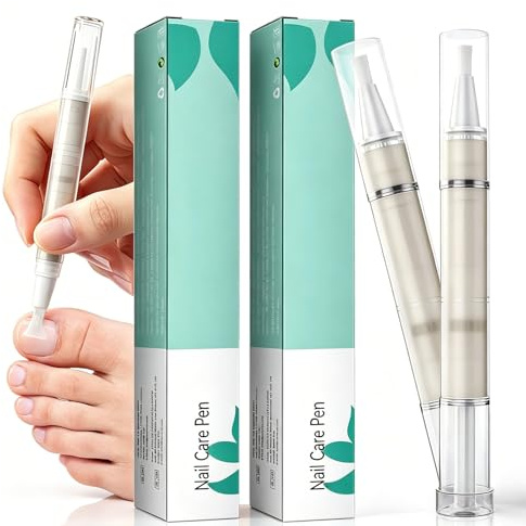 Extra Strong Fungal Nail Treatment Pen for Toenails & Fingernails - Powerful Anti-fungal Solution Repairs & Strengthens Damaged Nails, Fast-Acting Natural, Lasting Results Formula 2PCS