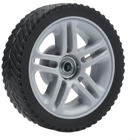 Minhe Ruote anteriori e posteriori per tosaerba da 17 cm e 20 mm, set di ricambio per terreno costante per contatto e controllo (ruota anteriore 17 cm)