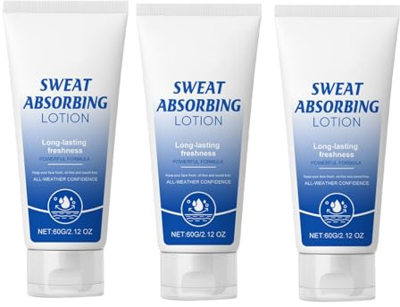 Crème Anti-Transpirante pour le Visage,Antitranspirant Pour Le Visage,Contrôle de la Sueur et de la Peau Grasse, Anti-Sueur pour Hommes et Femmes,60G*3PC