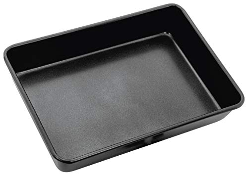 Stellar Bakeware Non-Stick Cake Tin and Roasting Tray, Internal Dimensions 33cm x 23cm x 6cm, Dishwasher Safe, Solid Steel