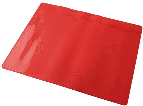 Dr. Oetker Tapete de Horno 38 X 30 cm, Silicona Platinum, Resistente al Frío y al Calor, Aguanta Temperaturas entre -40ºC y +230ºC, Accesorios de Repostería, Color Rojo, 1 ud.